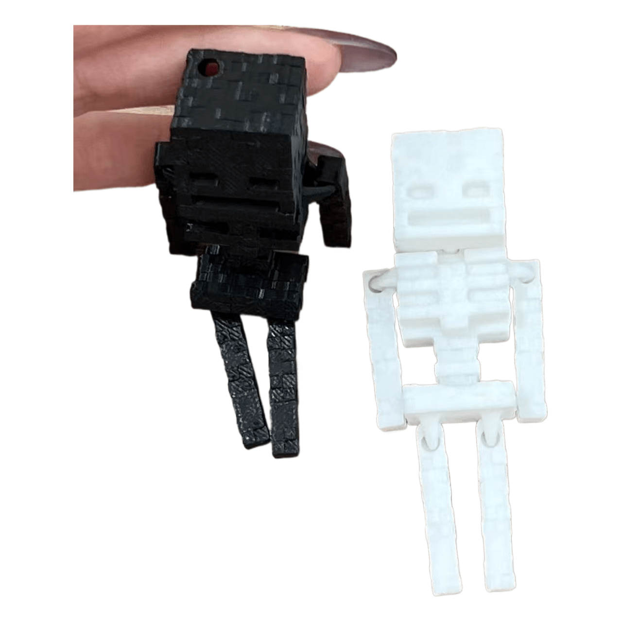 Collectible Figurines, Pixel Skull - Retro 8-Bit Gaming Desk & Car Accessory, Black & White Pixelated Plastic Figure for Home Office, Computer, or Vehicle Decoration - Nostalgic Gamer Gift, Seasonal & Celebration Ornament Suitable for Gaming Setup