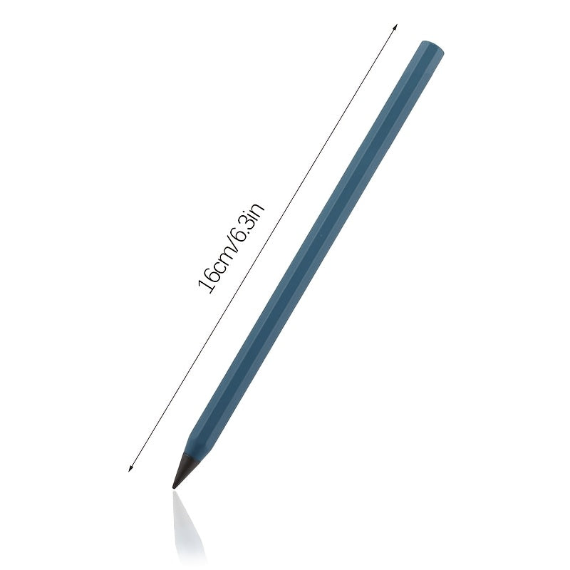 1pc/3pcs 1 Pen/1 Pen + 2 Refills, Metal Pencil with New Technology, Infinite Writing, Eternal Inkless Fountain Pen, Magic Pencil, Drawing Supplies, School and Office Stationery