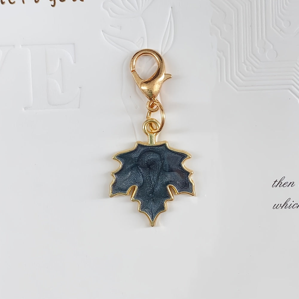 Versatile Seahorse, Mermaid Tail, and Starfish Keychain Charms; Vacation-Style Cactus and Pineapple Keychain Accessories; Shoe and Bag Charms; Maple Leaf and Flower Keychains; Apparel Decorative Accessories