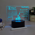  Black Colorful Calendar