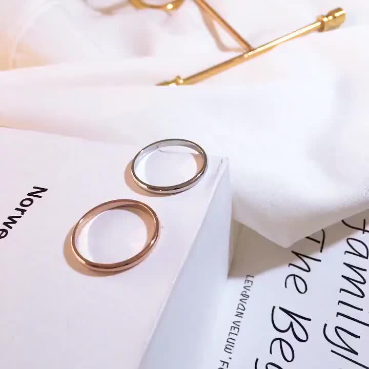 1pc 2MM Smooth Spherical Ring, Easy And Fashionable, Comfortable to Wear, Great Gift