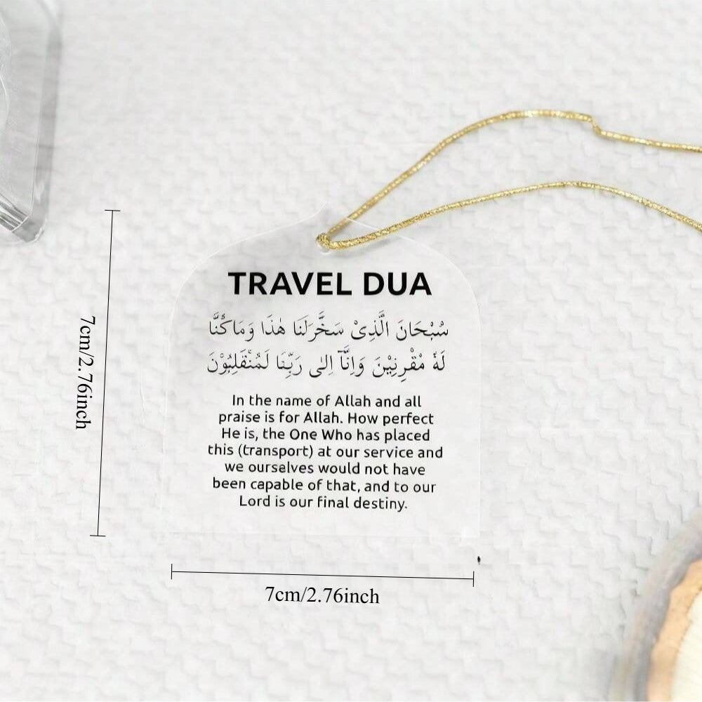 2D Flat, Islamic Travel Prayer Ornament Car Hanging Decoration | Mihlab Acrylic Hanging Ornament, Eid Gift,  Gift, Modern Style, Suitable for  Festivals