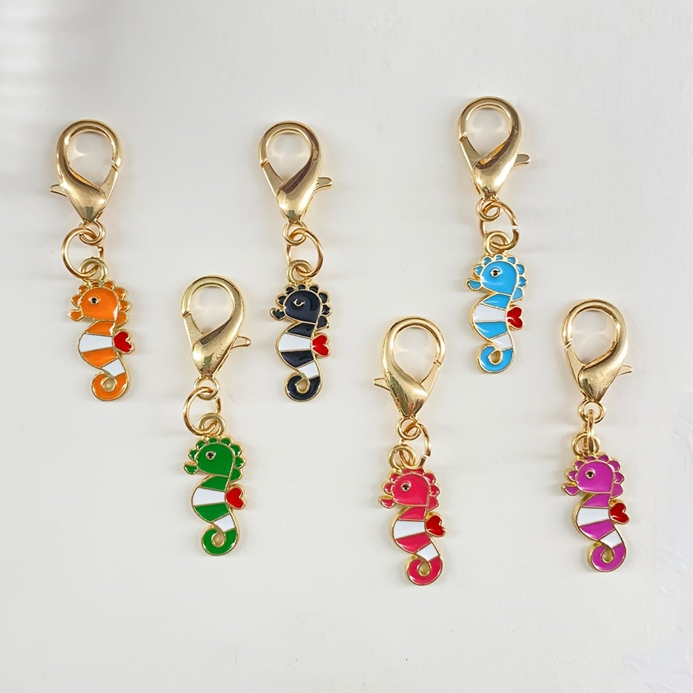 Versatile Seahorse, Mermaid Tail, and Starfish Keychain Charms; Vacation-Style Cactus and Pineapple Keychain Accessories; Shoe and Bag Charms; Maple Leaf and Flower Keychains; Apparel Decorative Accessories