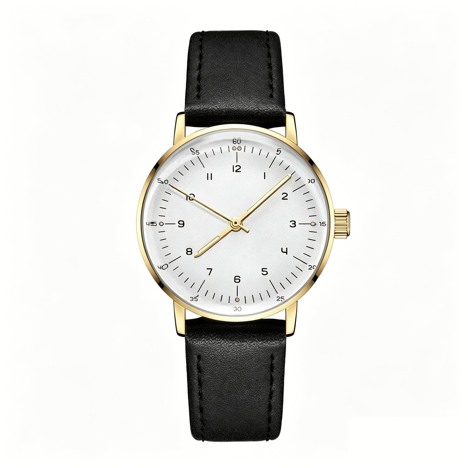 Minimalist Mechanical Watch Hat Glass Simple Dial Face Branded Wristwatch Hand Wind Movement Automatic Clock Unisex
