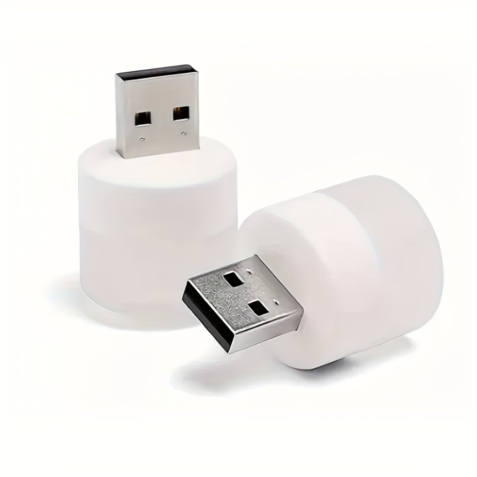 Mini USB Night Light with Warm White Color, Eye-Friendly Reading Lamp, USB Plug for Computer And Power Bank Charging, LED Night Light