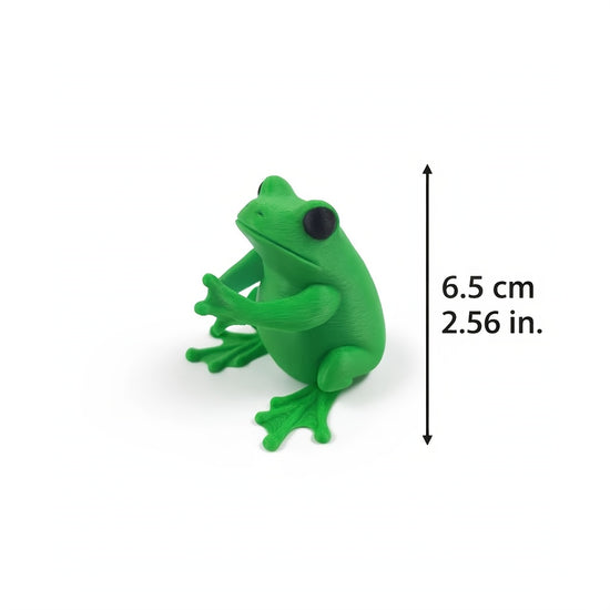 Adorable Green Frog Pen Holder - 3D Designed Charming Frog Office Decoration, Playful Stationery Organizer for Gamers, Authors & Frog Lovers