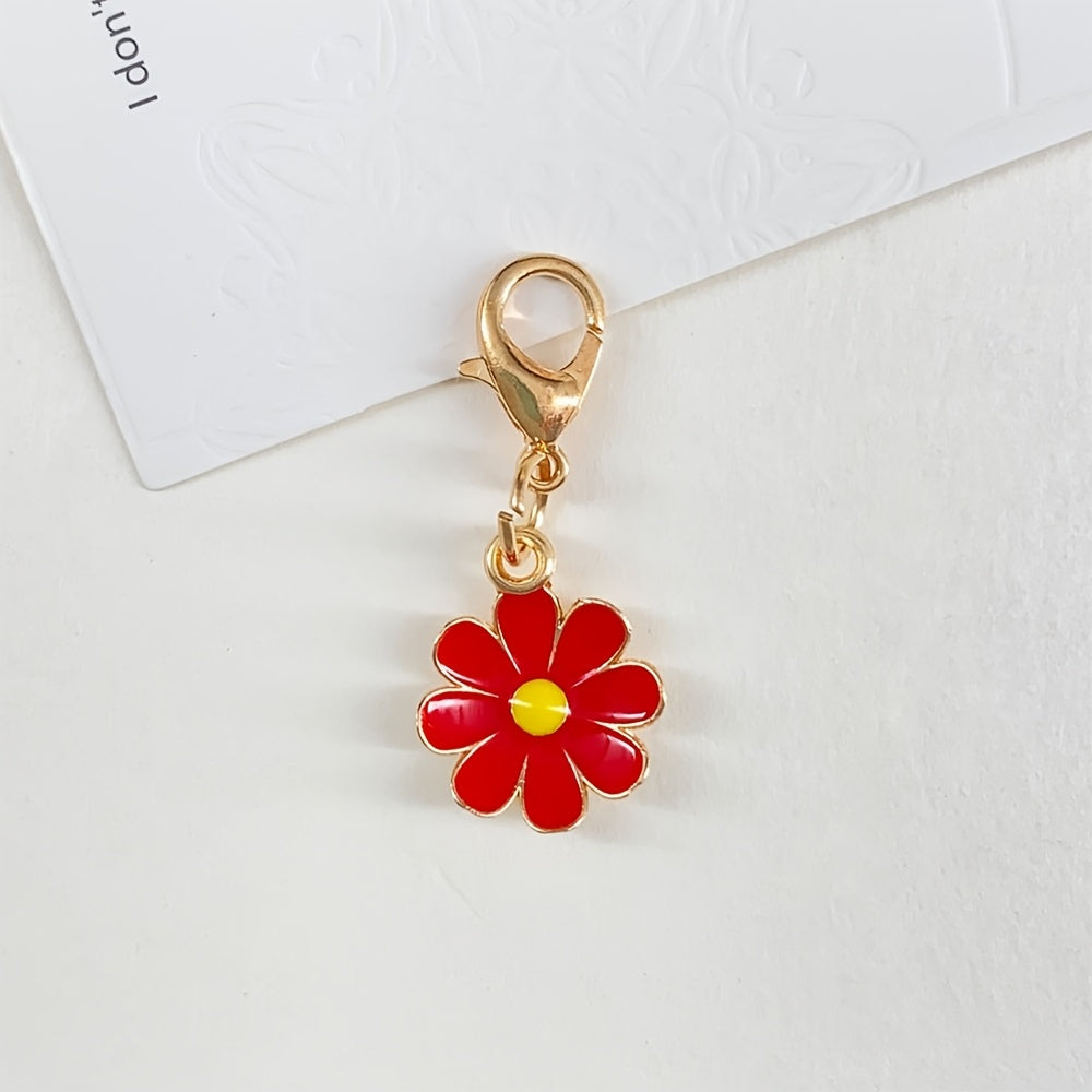 Versatile Seahorse, Mermaid Tail, and Starfish Keychain Charms; Vacation-Style Cactus and Pineapple Keychain Accessories; Shoe and Bag Charms; Maple Leaf and Flower Keychains; Apparel Decorative Accessories