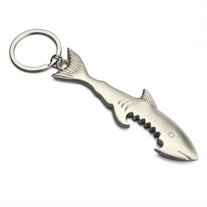 ized Design Shark Bottle Opener Creative Ecological Sea Animal Presents Practical Gift Car Key Ring Pendant