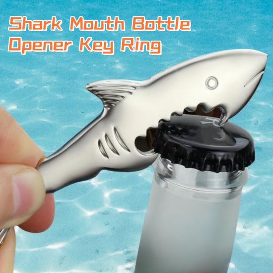 ized Design Shark Bottle Opener Creative Ecological Sea Animal Presents Practical Gift Car Key Ring Pendant