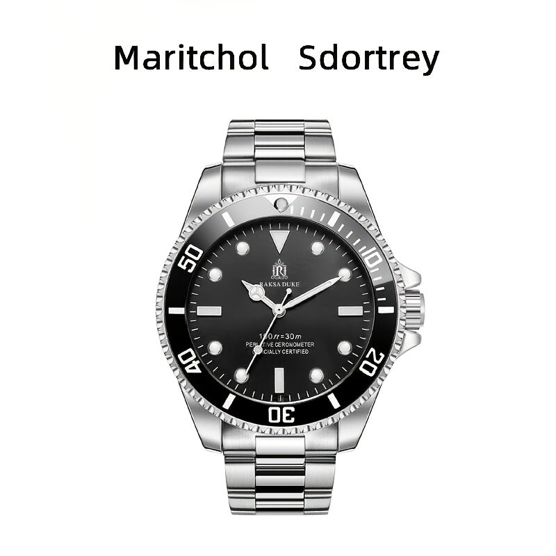 Men'S Automatic Mechanical Watch, Luminous And Waterproof, Fashion Luxury Design, Daily Wear And Gift Choice, Without Battery